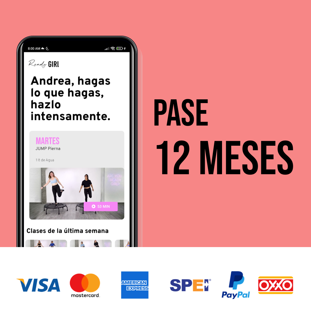 Pase 12 meses de clases - Black Weekend Sale